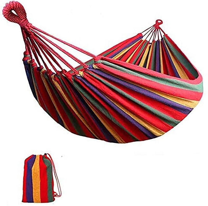 Betoyy Outdoor Portable Parachute Hammock Beach Canvas Folding Hammock with Tree Straps