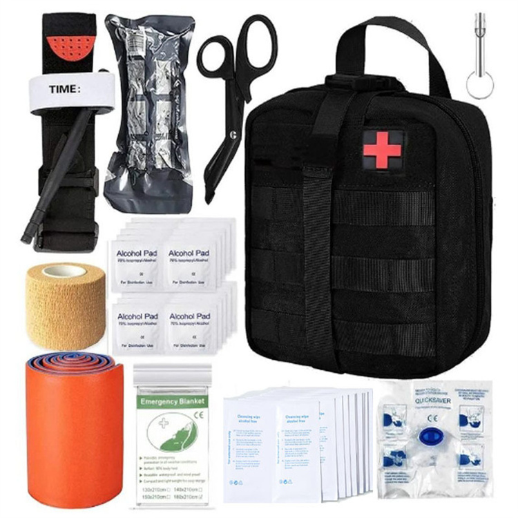 Betoyy Outdoor Tactical First Aid Survival Kit Bag Professional Emergency Trauma Kit With Hemostatic Gauze And Tourniquet