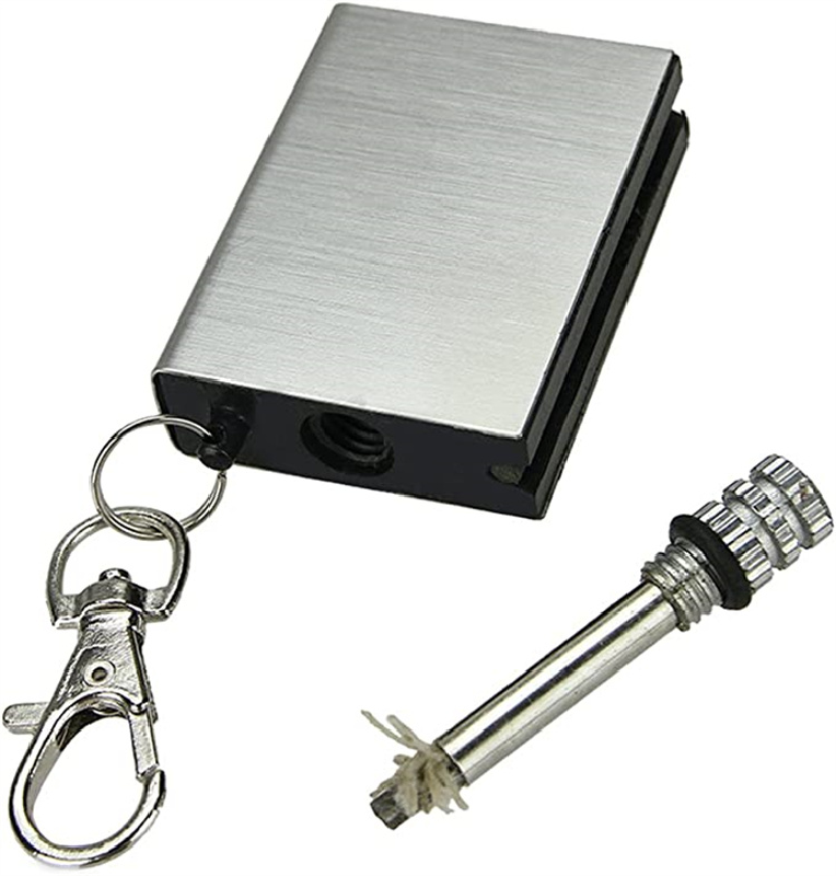 Betoyy Permanent Stainless Steel Flint Fire Starter Match Lighter