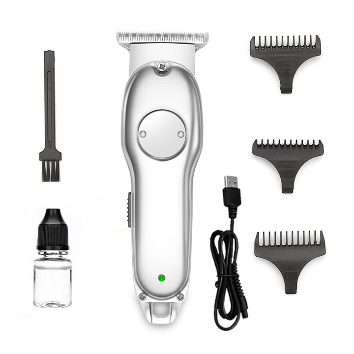 BES-9513 Professional Electric All Metal Professional Gold Hair Clipper Barber Hair Trimmer