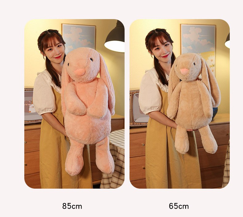 BP002 Easter Rabbit animal soft doll plush toy bunny toy custom plush long ear rabbit stuffed plush toys for kids