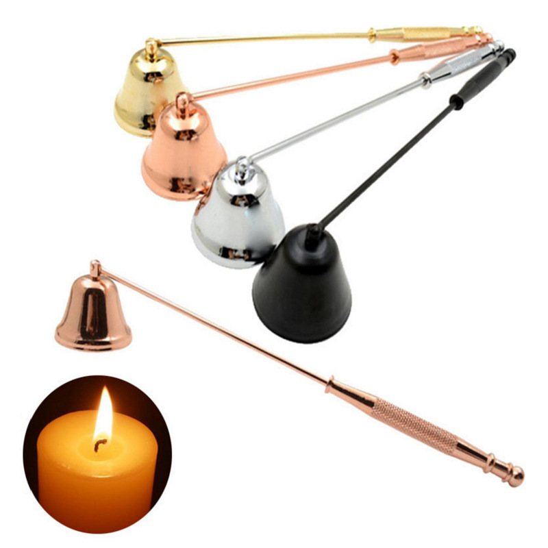 Long Handle Metal Candle Wick Trimmer Flame Snuffer Put Out Candle Flame Snuffer Extinguisher Prevent Spray of Wax