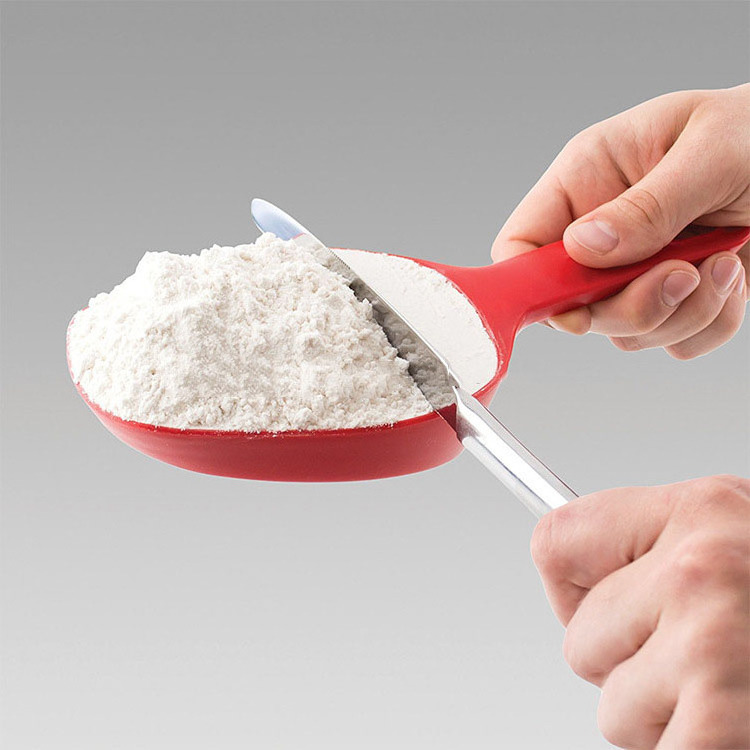 Besafe Household Kitchen Baking Tools ingredients measuring scoop shovel stainless steel plastic flour sift mesh sieve