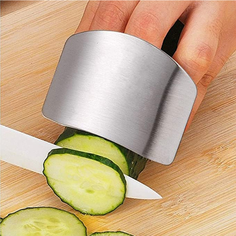 Besafe Kitchen Chef Safe slice tool knife cutting Slicing chopping hand protector Stainless steel Finger guard avoid hurting