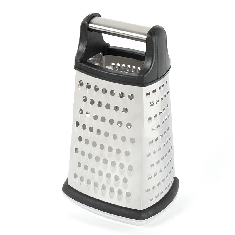 Besafe handheld kitchen stainless steel 4 sides Professional Cheese Box Grater for parmesan cheese vegetables ginger