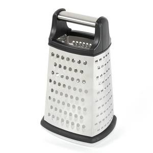 Besafe handheld kitchen stainless steel 4 sides Professional Cheese Box Grater for parmesan cheese vegetables ginger