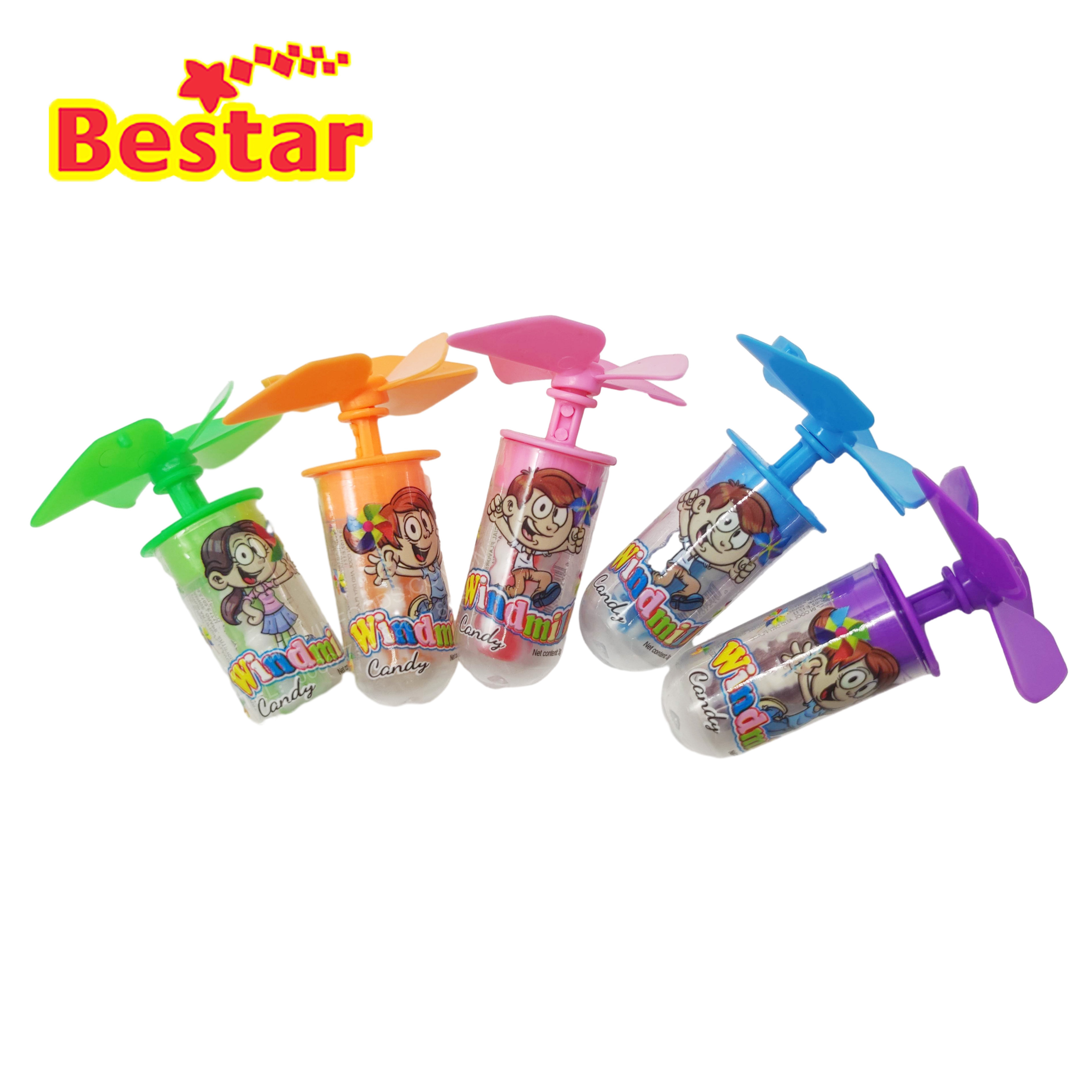 Windmill nipple candy toy with hard candy different flavors twist and swirl pacifier candy