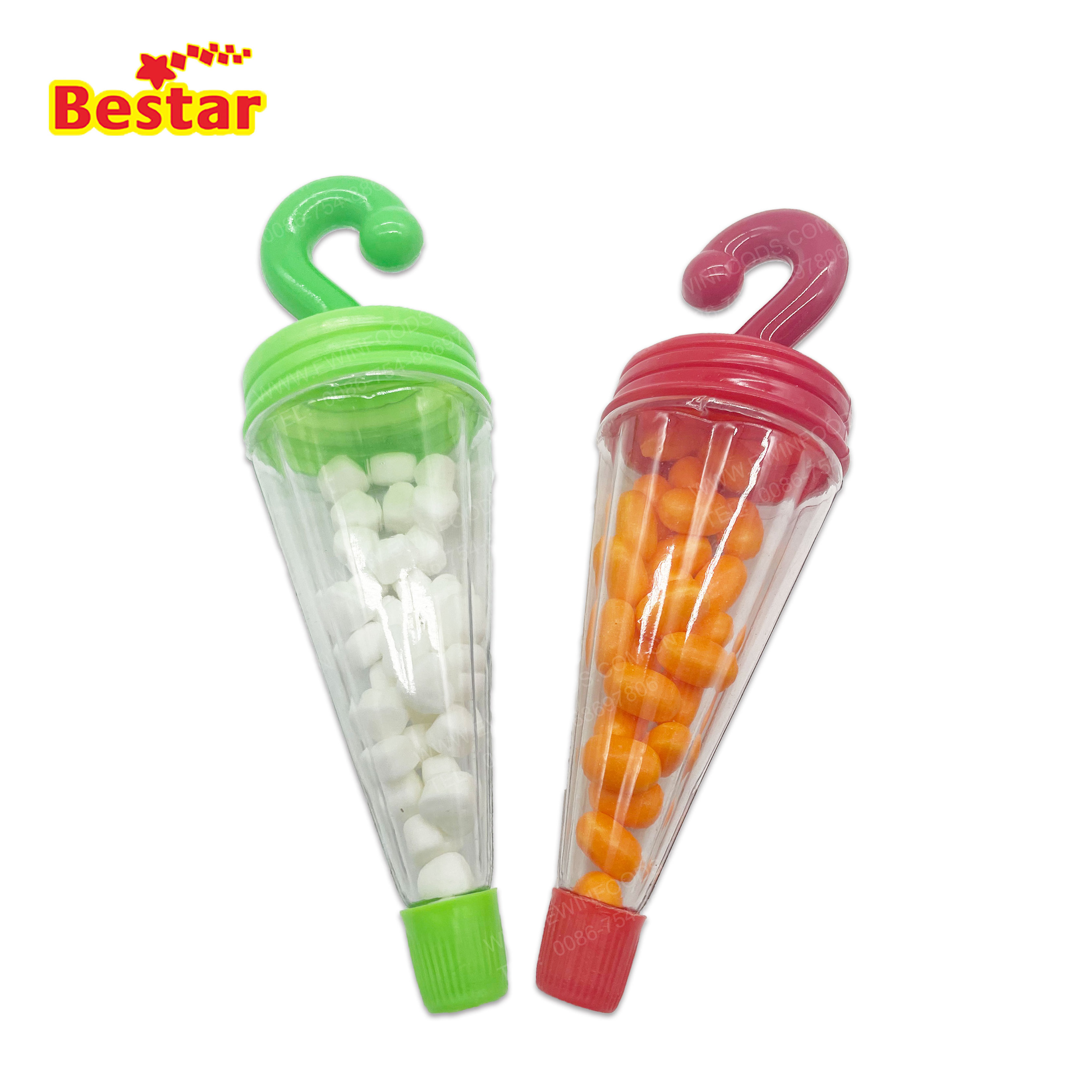 Umbrella plastic with Hard Candy For Promotion Gift Toy Candy Umbrella Toy Candy