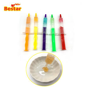 Multi-color Syringe Toy Jam Sugar Liquid Candies Children's Toys