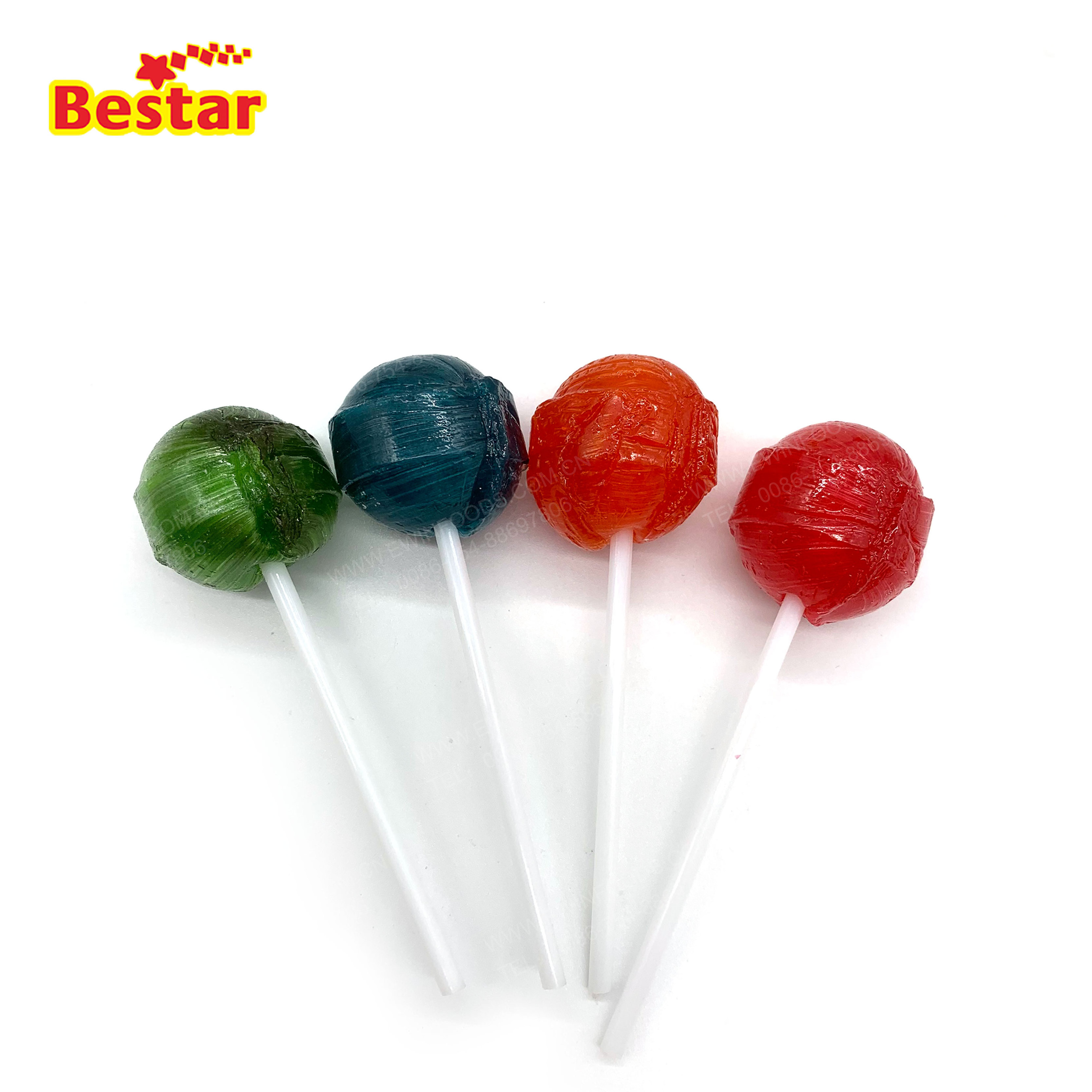 Hot Selling XXL Fruity Flavor Bubble Lollipop Candy For Children bubble gum big bom sweet and lollipop