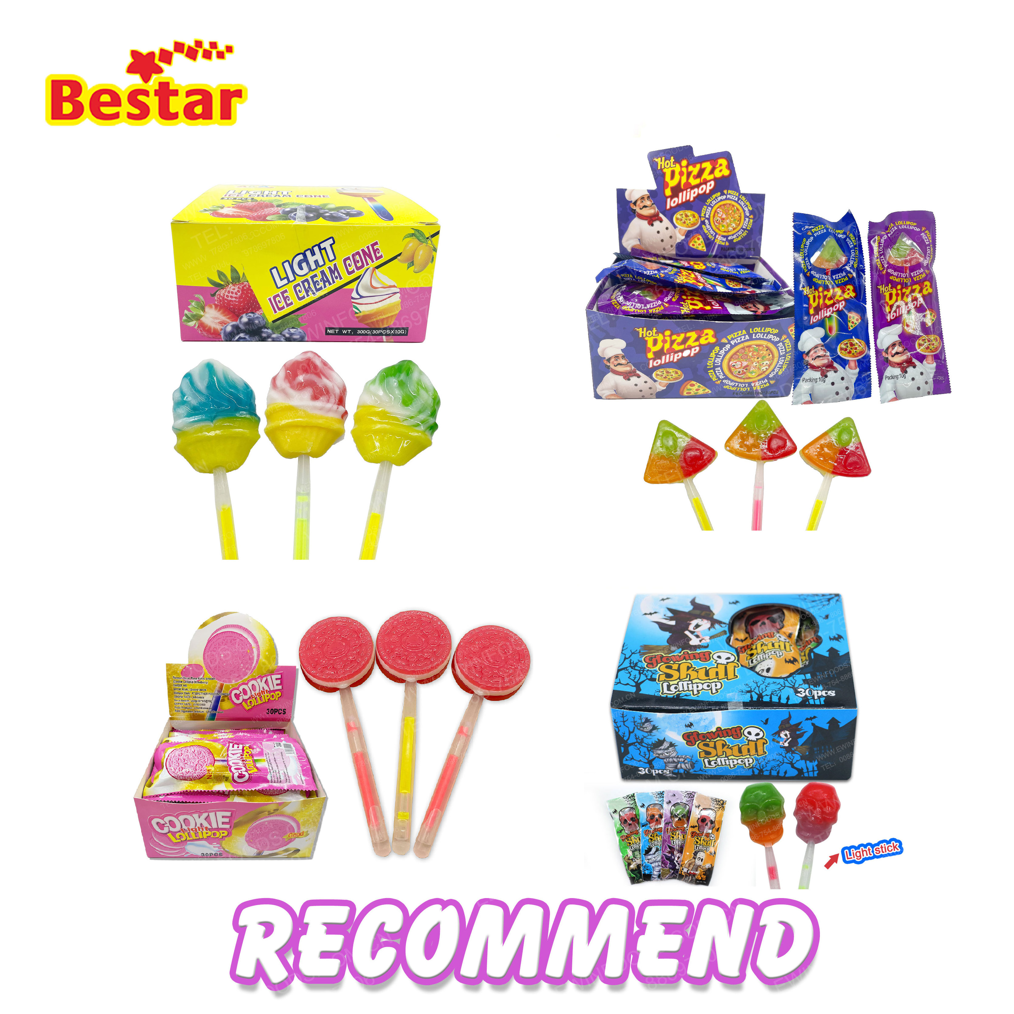 Hot Selling XXL Fruity Flavor Bubble Lollipop Candy For Children bubble gum big bom sweet and lollipop