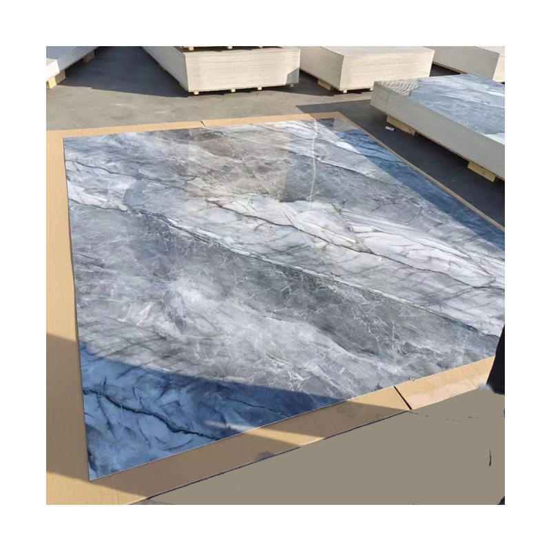 2024 New Design PVC Plastic Materials UV Marble Slate Carbon Rock Wall Panel / Board / Sheet