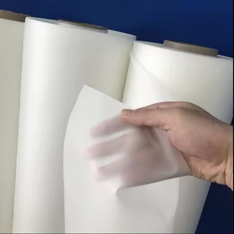 Foggy Translucent Matt Thermoplastic Polyurethane TPU roll Sillicon Tape for garment care label