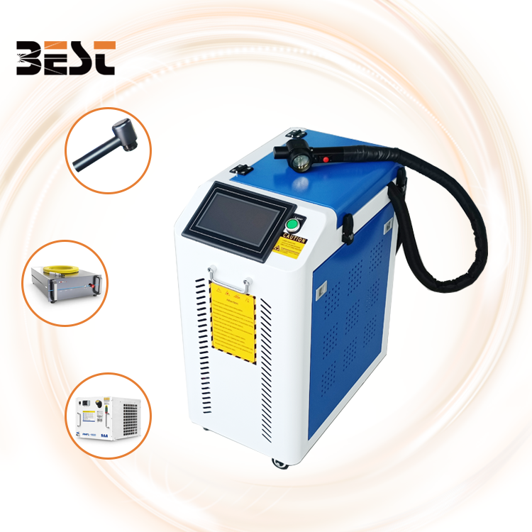 Pulse Cleaning Machine JPT 100W 200W Laser Pulse Machine For Graffiti Oxide Cleaning