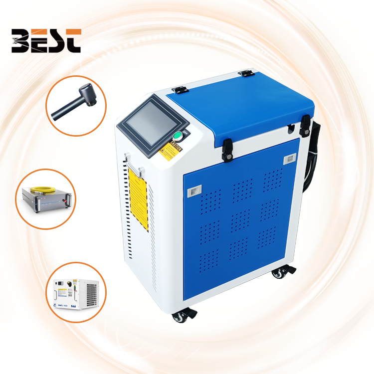 Pulse Cleaning Machine JPT 100W 200W Laser Pulse Machine For Graffiti Oxide Cleaning