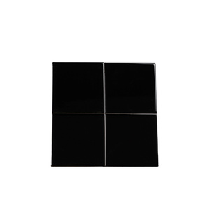 Vitagres Black  4x4 wall bathroom ceramic wall tiles