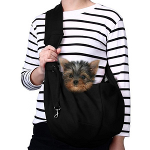 Small Dog Cat Carrier Sling Hands Free Pet Puppy Outdoor Travel Bag Tote Reversible