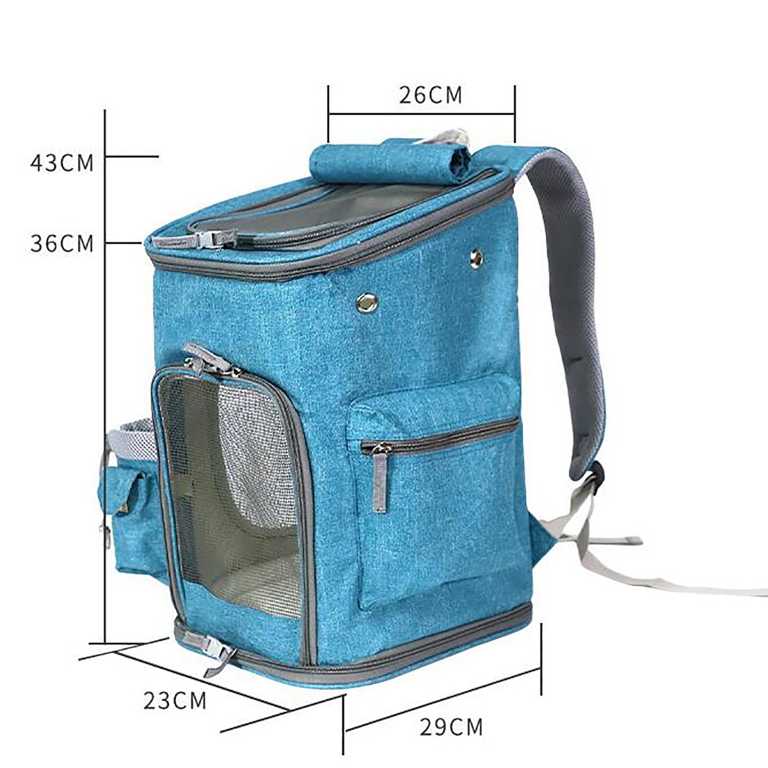 Wholesale Small Dogs Cats Pet Carrier Backpack Traveling Outdoor Activities Hiking Airline-Approved