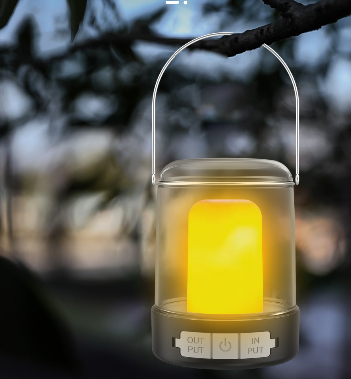 3 Modes Adjustable Camp Decorative Lantern Emergency Rechargeable Camping Lighting With Power Bank Waterproof LED Camping Light