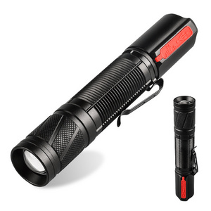 High Quality 1200 Lumen P50 Rechargeable Tactical Flashlight Upgrade Zoomable Led Torch Flashlight Hot Sale Flashlight With Clip