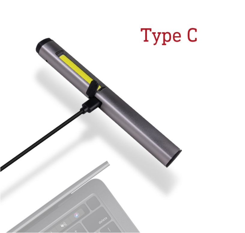 450 Lumen COB XPE Aluminum Pen Shape LED Torch Flash Lamp Inspection Torch Lighting Rechargeable Adjustable COB LED Flashlight