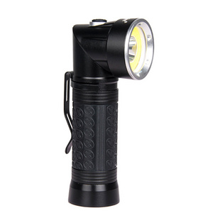 2021 New Multi Function Rechargeable Led Flashlight Torch With Magnet COB T6 Aluminum Flashlight With 4 Mode Quality Flashlight