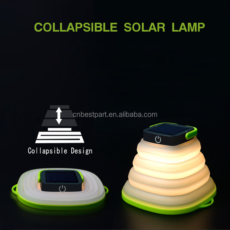 Hot Sale Household Solar Folding Camping Light Outdoor Waterproof Rechargeable Emergency Lighting Camp Led Lamp Outdoor Camp