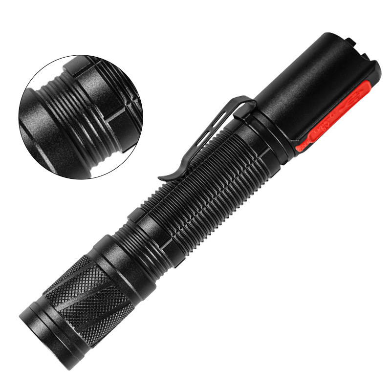 High Quality 1200 Lumen P50 Rechargeable Tactical Flashlight Upgrade Zoomable Led Torch Flashlight Hot Sale Flashlight With Clip