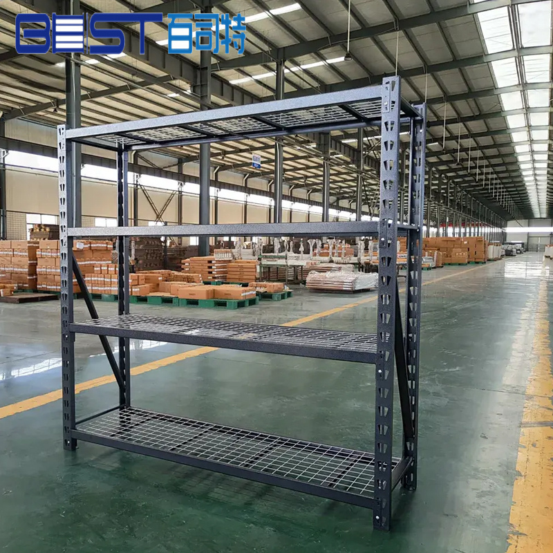 QINGDAO Manufacturer Directly Warehouse Light Middle Storage Industrial racks for warehouse Racking wire Shelving Shelves Unit