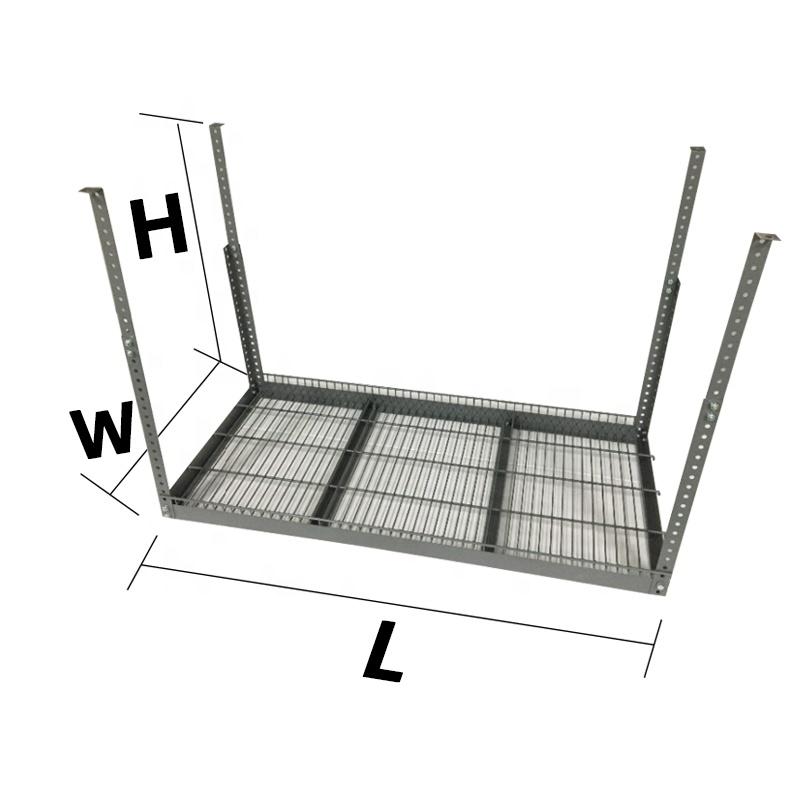 European style shelving Steel Shelving overhead rack garage storage Garage Ceiling Storage Rack