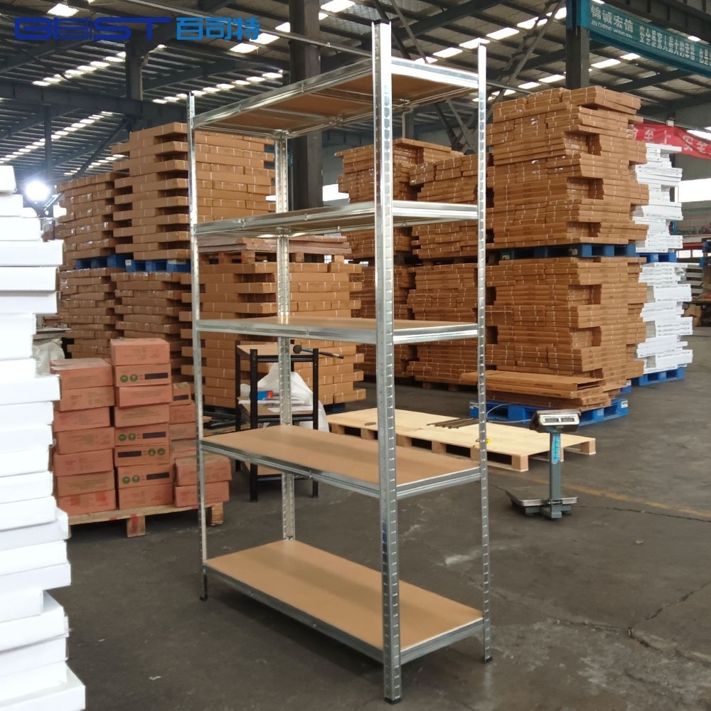 5 Tier Heavy Duty Adjustable Metal Shelving Unit Shelving Boltless Rack 180*90*40CM storages unit