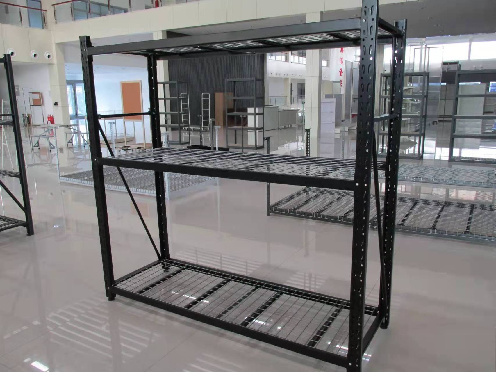 QINGDAO Manufacturer Directly Warehouse Light Middle Storage Industrial racks for warehouse Racking wire Shelving Shelves Unit