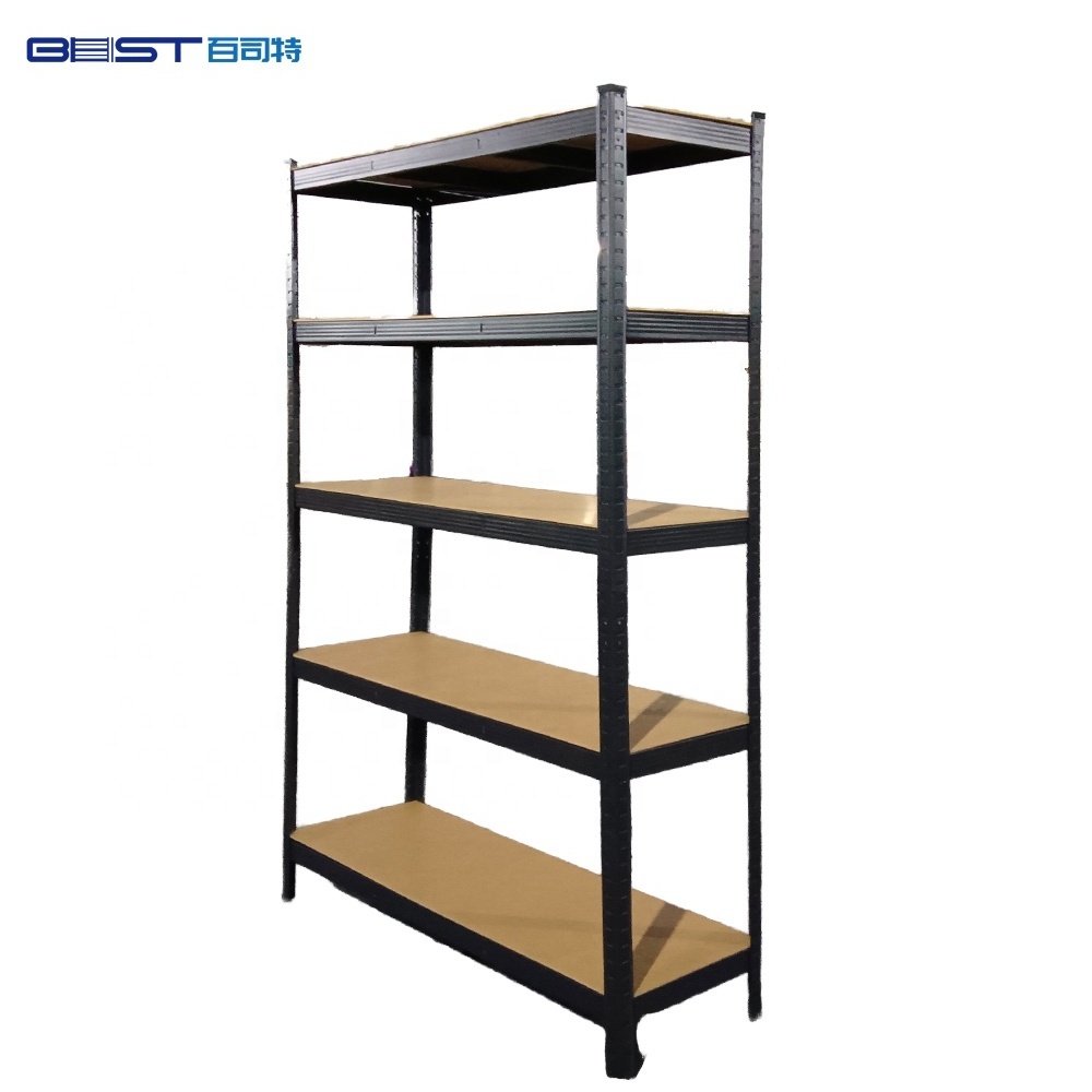 Boltless adjustable shelving 5 tires metal factory wholesale shelves multifunction racks for kitchen storage