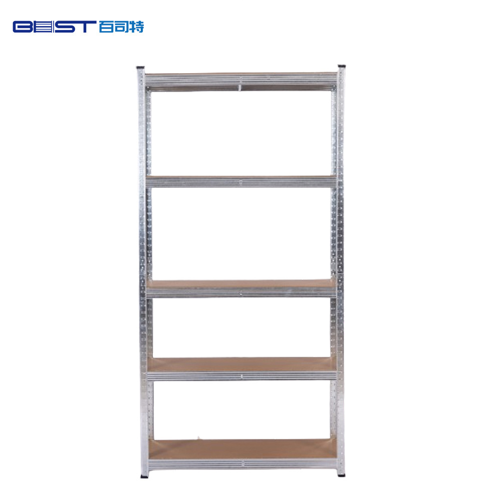 Steel Boltless Multi-Level 5 tier slotted shelving Roof Rack Garage Store Utility Adjustable Shelving Units