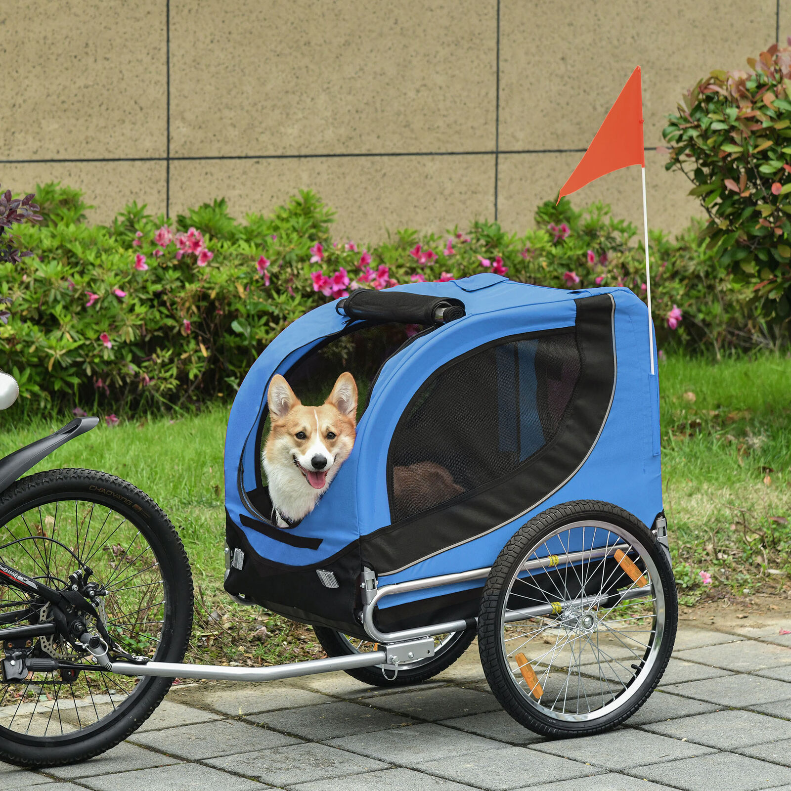 QINGDAO Manufacturers Factory Hot sales Foldable Carts Travel Carrier Extra Large Pet Dog Bicycle Bike Trailer