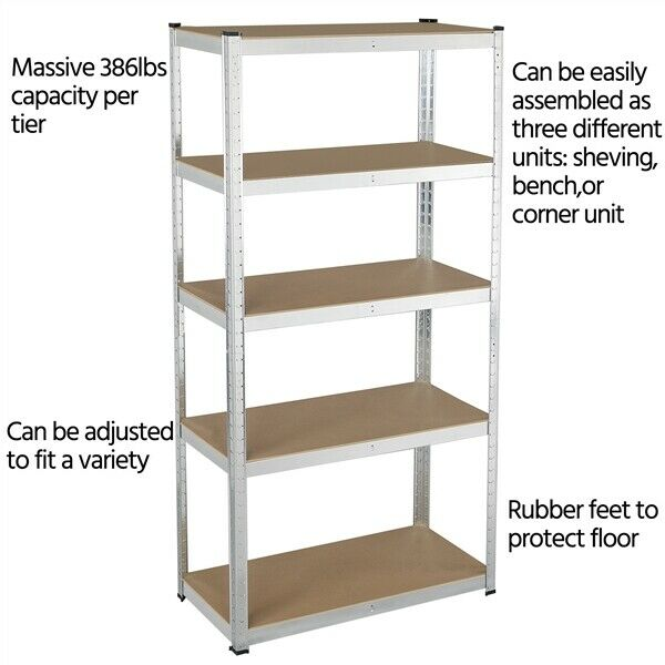 CE certificate Adjustable multi-level Shelving Warehouse Steel Storage Rack Shelves Boltless Shelving