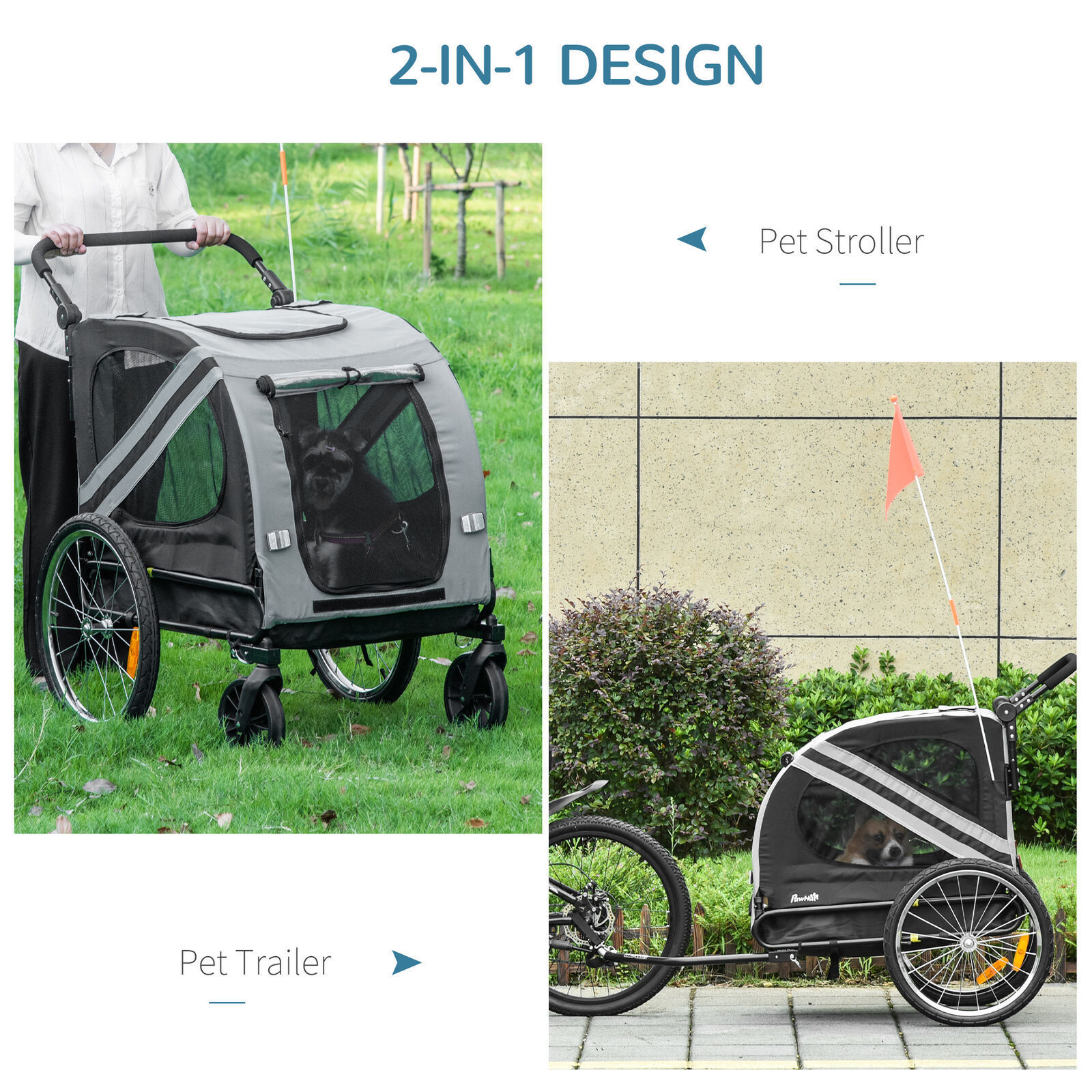 baby stroller bike bicycle wagon kids trailer two children twins folding stroller