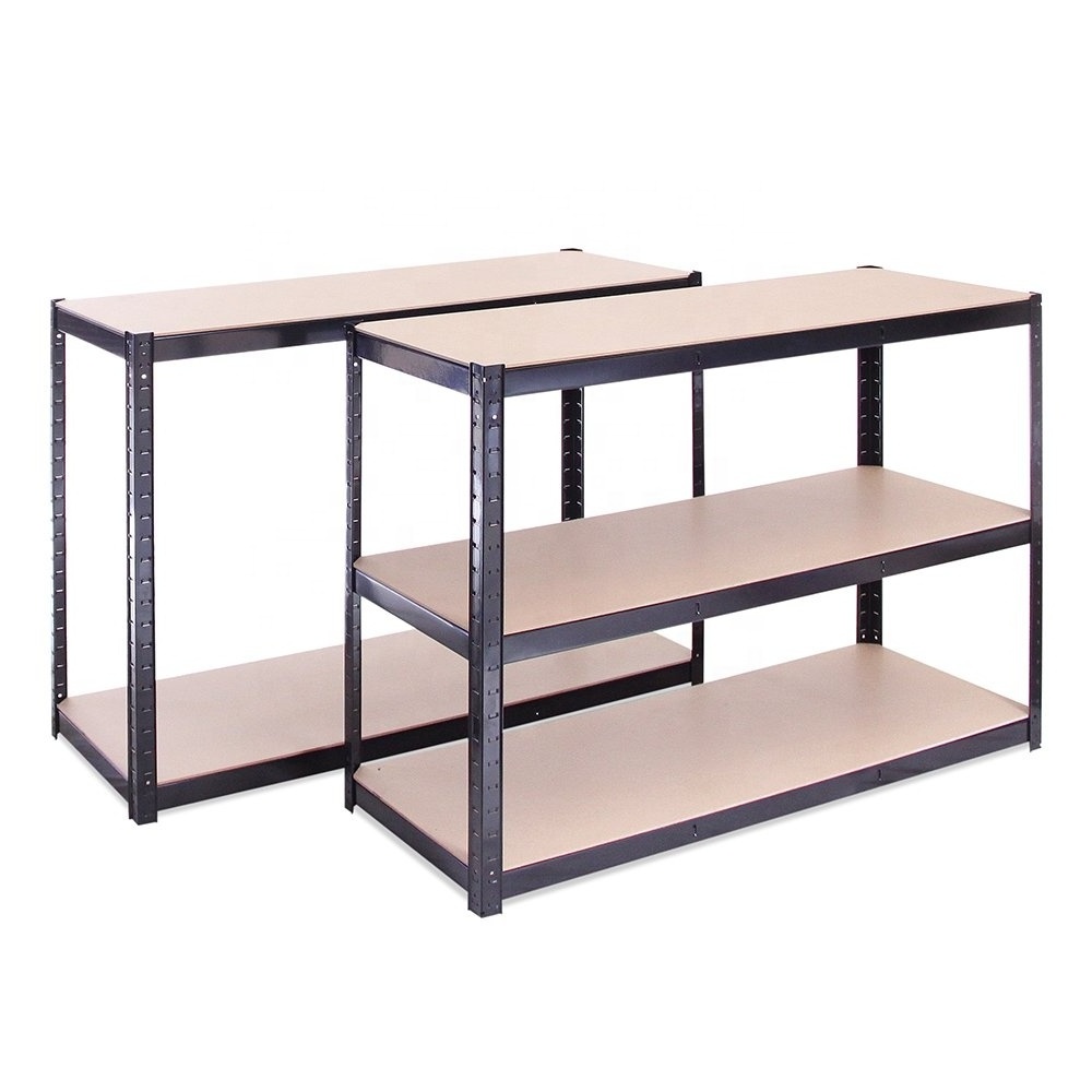 Heavy Duty Storage Shelf 5 Tier Metal Steel Black Storage Shelves Units Shelf Boltless for Garage