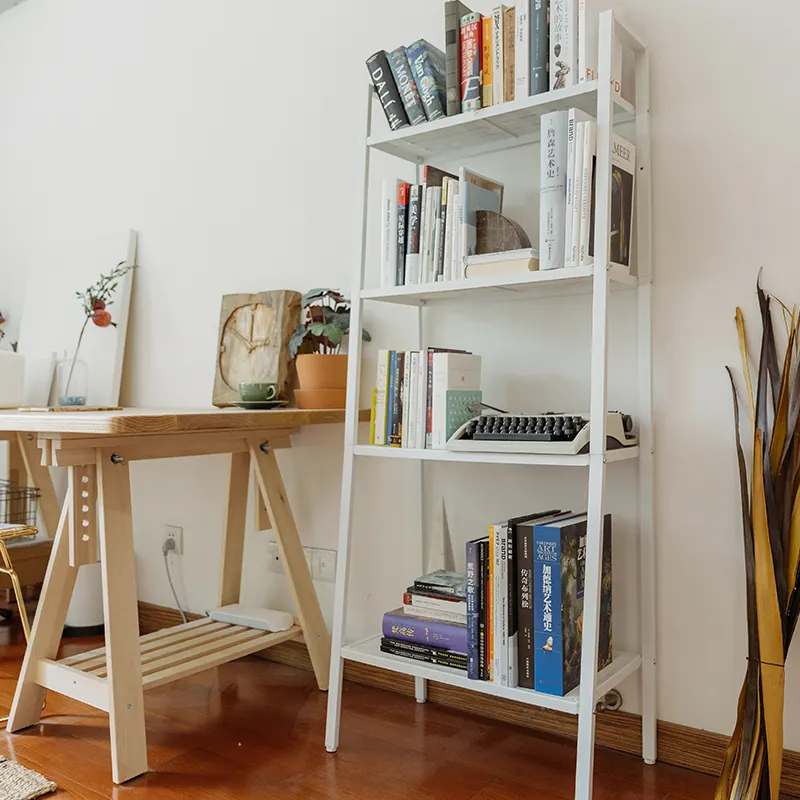 Modern kitchen storage rack multi-layer iron bookshelf floor living room bedroom floor balcony flower stand