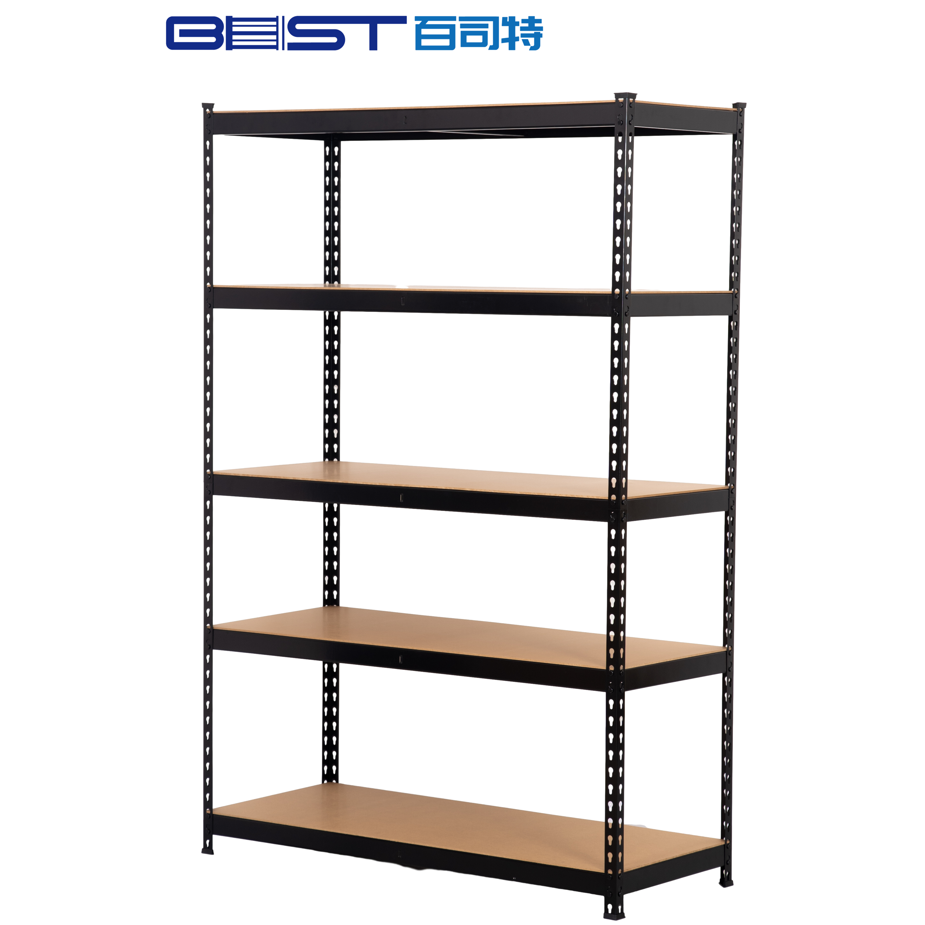 Heavy Duty Rivet Boltless Shelves Garage Metal Shelving Unit Boltless iron Storage Steel Racking