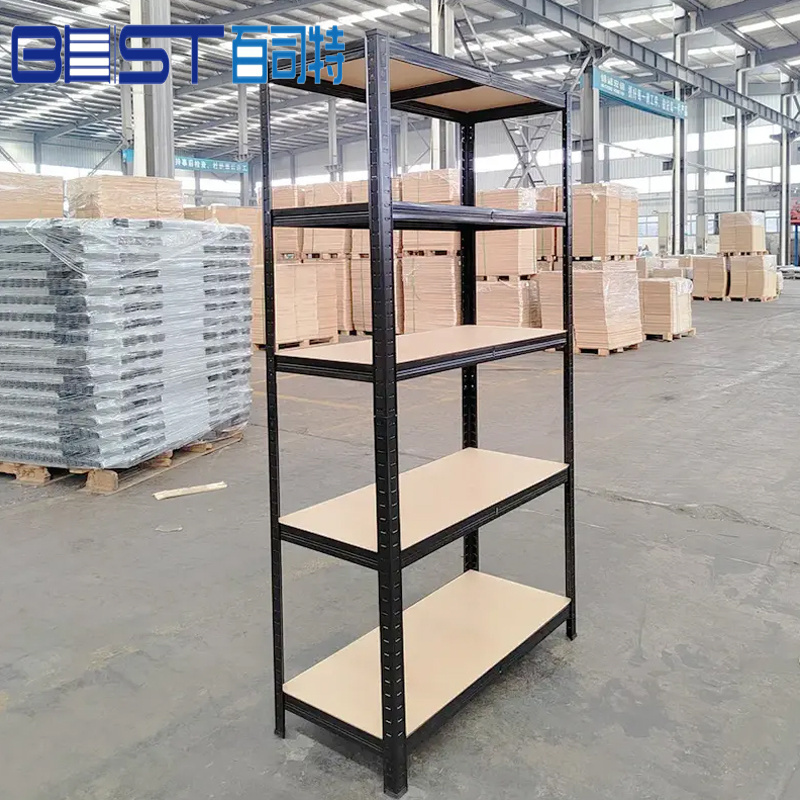 QINGDAO 5 Tier Heavy Duty Adjustable Metal Shelving Unit Galvanized Shelving Storage Boltless Rack 180*90*40CM 875KG