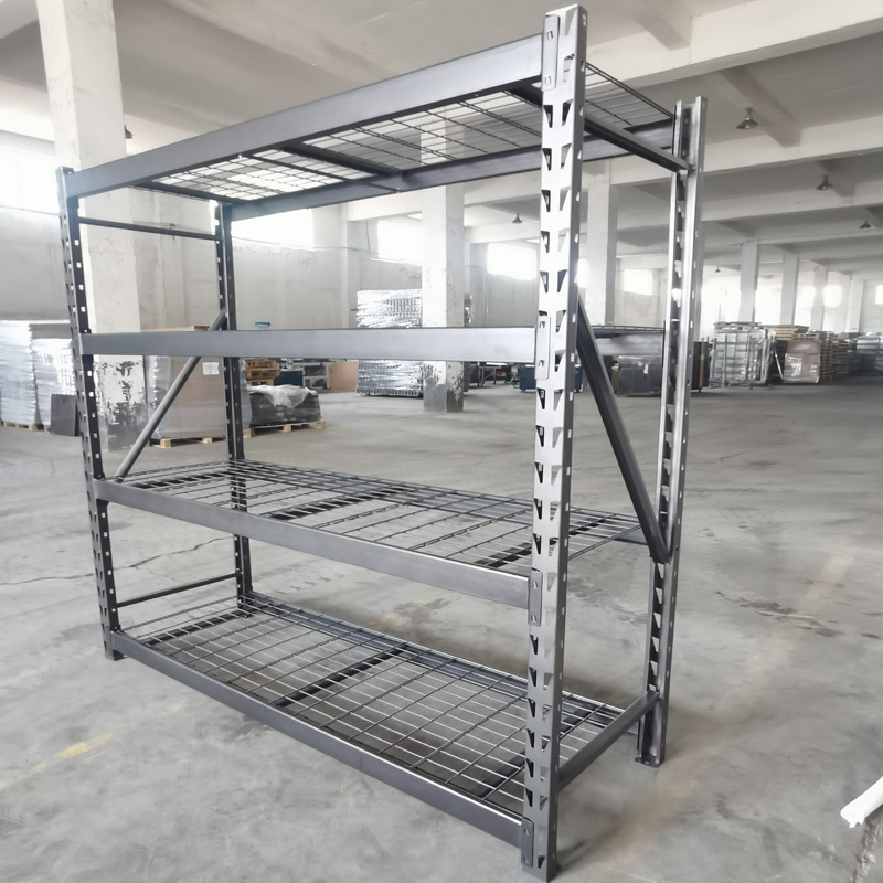 3 Layers Boltless Steel Racking Industrial Shelf Adjustable Stacking Assemble Shelving For Workshop Garage Warehouse