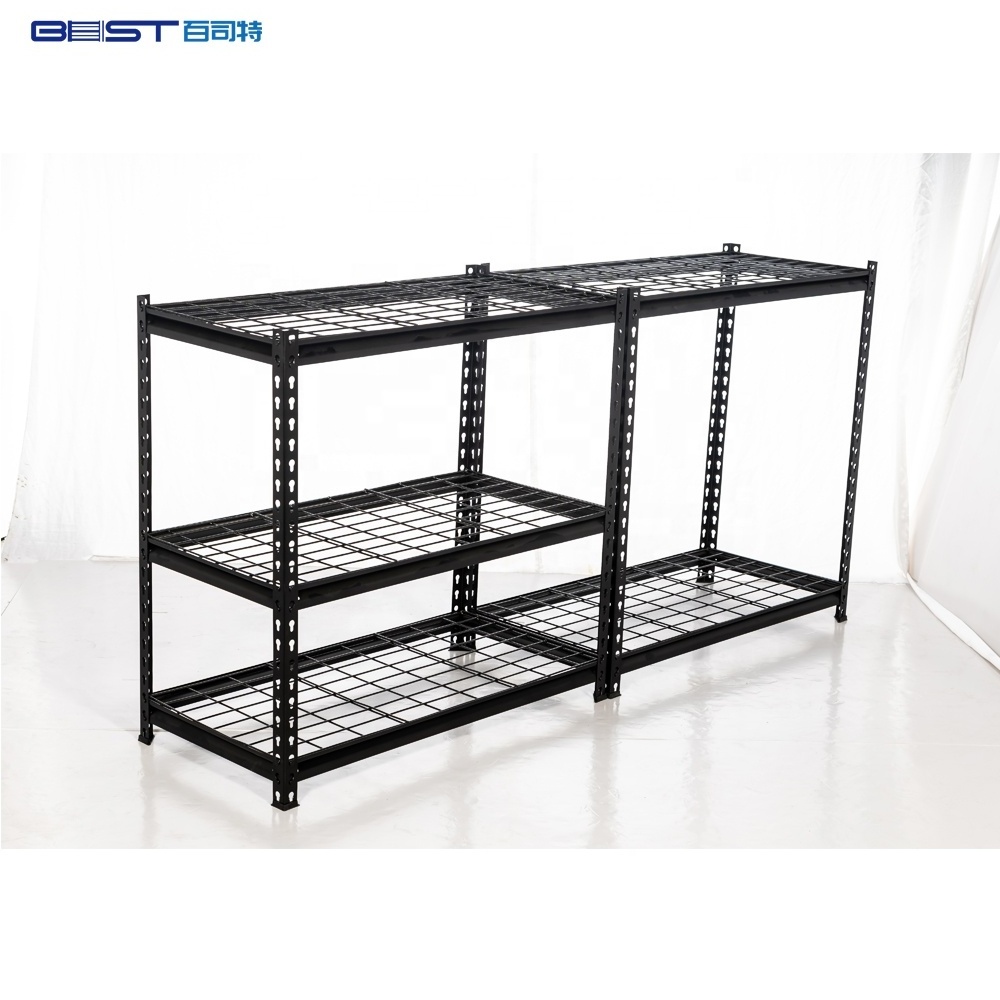 Industrial Heavy Duty Boltless Rivet Product 5 Layers Shelf Metal Units Warehouse Storage Garage Adjustable Shelving