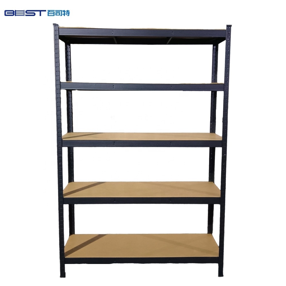 Boltless adjustable shelving 5 tires metal factory wholesale shelves multifunction racks for kitchen storage