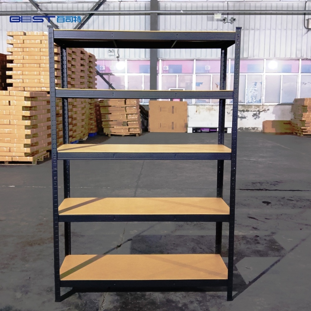 Boltless adjustable shelving 5 tires metal factory wholesale shelves multifunction racks for kitchen storage