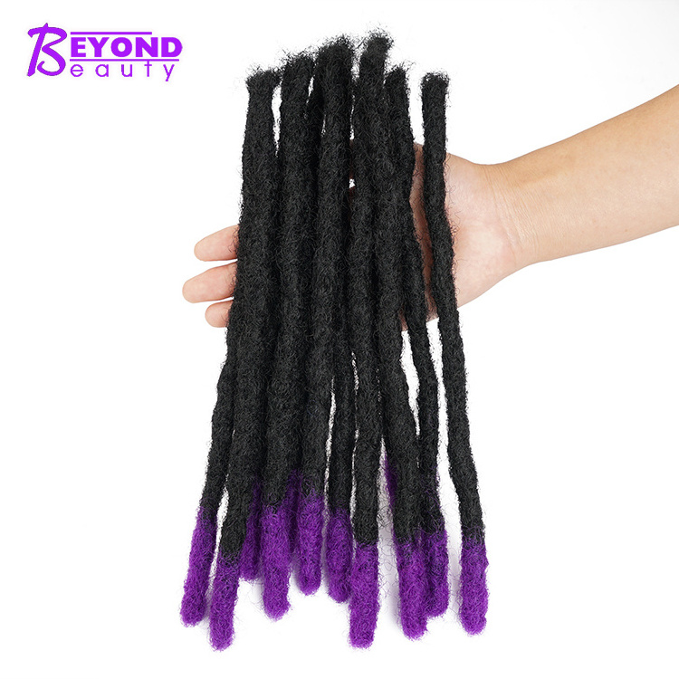 cheap 6 10 20 inch Handmade Dreadlocks Hair Extensions Crochet Braiding Hair Synthetic Hair Dreadlocks