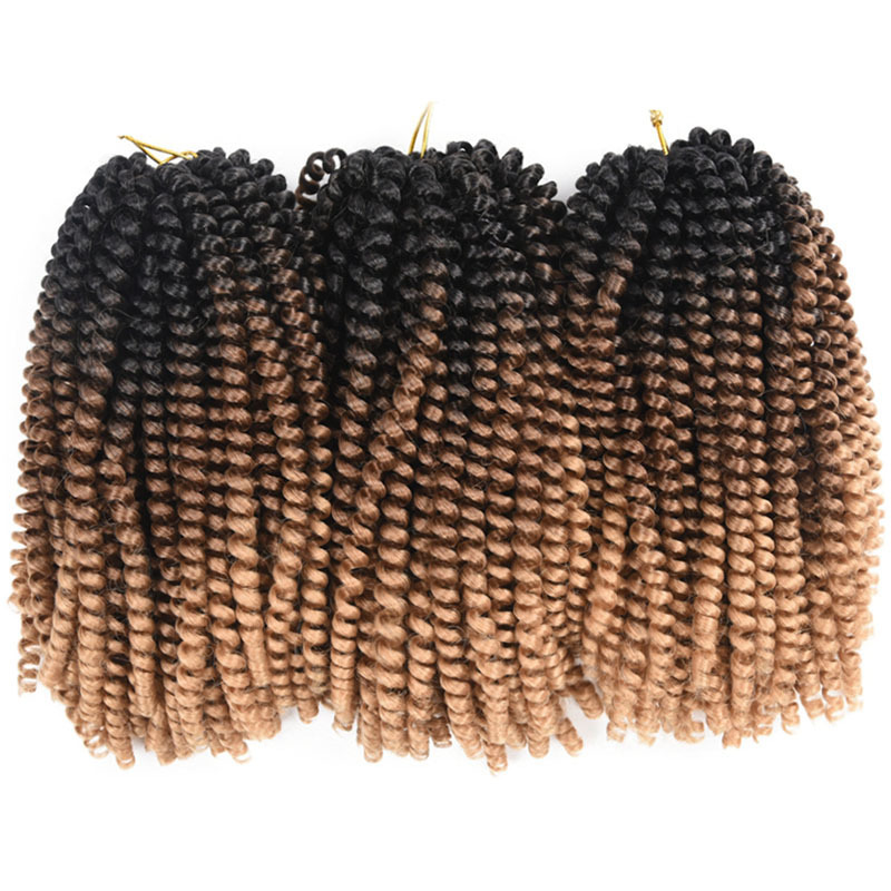 Crochet Braid Synthetic Curly Hair Jumbo Braiding Nubian Twist Hair Spring Twist Hair