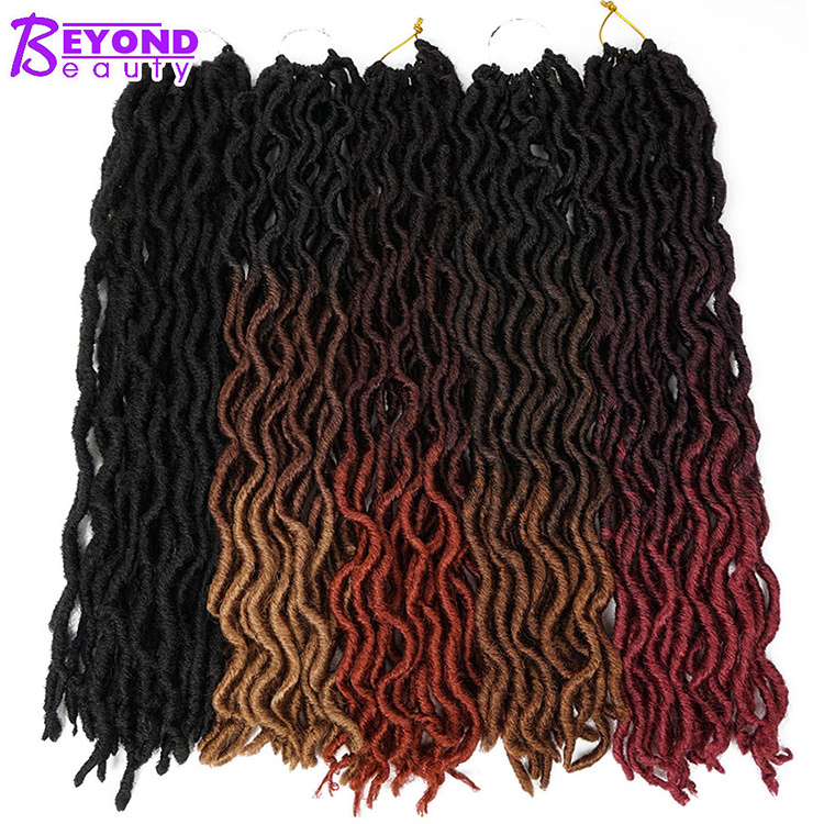 vendors aliexpress Long Gypsy Locs dreadlocks braids for african hair Ombre Goddess faux locs Gypsy Locs