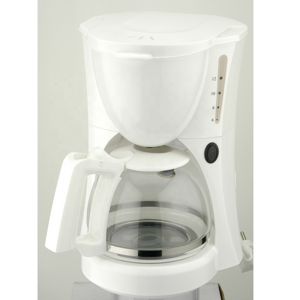 Top sale high quality professional filter espresso cappuccino coffee maker 1.2L 800W coffee maker