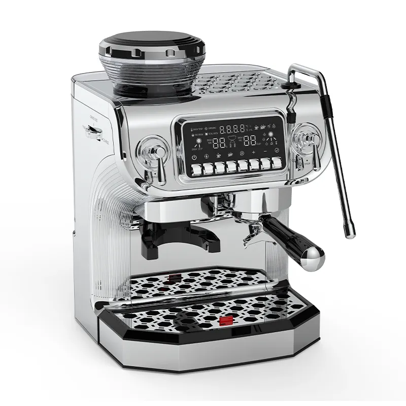 2023 New Design Italian Cappuccino Coffee Machine Professional Automatic Espresso Coffee Machine With Steamer Coffee Machine